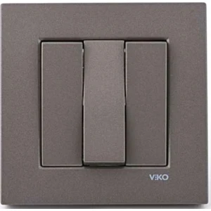 Novella Antrasit Üçlü Anahtar Çerçeveli