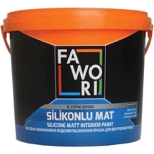 Silikonlu Mat iç cephe duvar boyası 3.5 kg Şampanya
