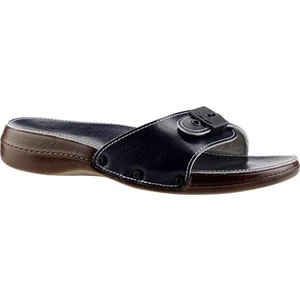 6500 Minelli Lacivert Kadın Anatomik Günlük Terlik