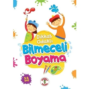 Sihirli Kalem Dikkat Odaklı Bilmeceli Boyama 3-6 Yaş