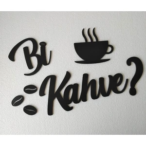 Kaan Laser Dekoratif Bi Kahve Ahşap Duvar Dekoru