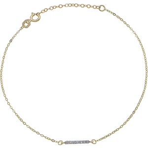 Gençtaş Kuyumculuk Çizgi 14 Ayar Altın Kadın Bileklik