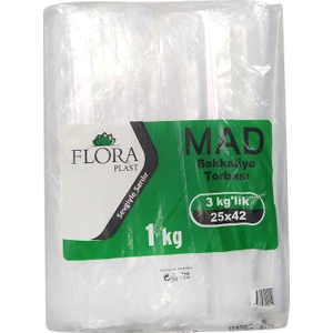 Naylon Torba Bakkaliye Torbası 25 x 42 cm 3 kg