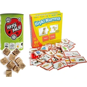 Haydi Anlat - Diytoy Ilişki Kurma Eğlenceli Bulmacalar 2'li Set