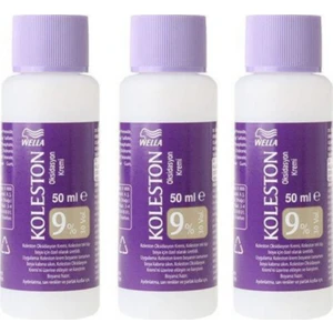 Koleston Peroksit 50 ml Oksidan 30 Volüm 3 Adet