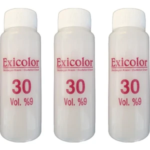 30 Volüm Oksidan Peroksit 60 ml 3 Adet