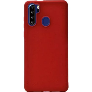 Case 4U Reeder P13 Max Kılıf Mat Renkli Yumuşak Kalın Sağlam Silikon Kılıf Biye Kırmızı