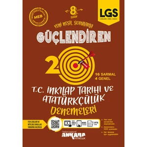 Ankara Yayıncılık 8.Sınıf  T.C.Inkılap Tarihi ve Atatürkçülük Güçlendiren Denemeler