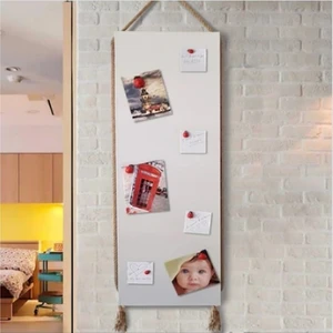 Dünya Magnet Mıknatıslı Beyaz Pano Jüt Halatlı Dekoratif Magnet Panosu