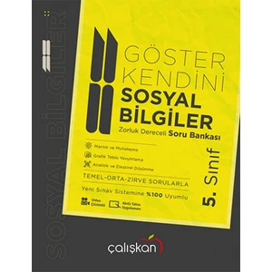 Çalışkan Yayınları 5. Sınıf Göster Kendini Sosyal Bilgiler Soru Bankası