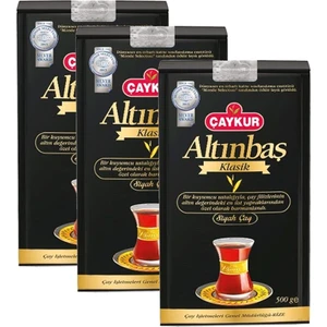 Altınbaş Klasik Doğal Siyah Dökme Çay 3 x 500 gr
