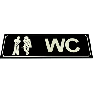 Se-Dizayn Wc Tuvalet Tabelası Bay Bayan Komik Kapı Levhası 5 cm x 15 cm