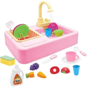 Modern Mutfak Lavabo Seti Pembe