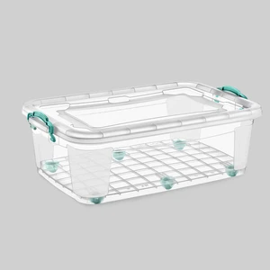 2 Adet Poly Time Tekerlekli Saklama Kabı Multibox 40 Lt E5