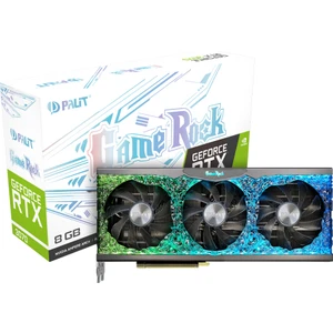 Nvidia Geforce RTX3070 LHR Gamerock 8gb 256BIT Gddr6 DX12 Pcı-Express 4.0 Ekran Kartı (NE63070019P2-1040G)