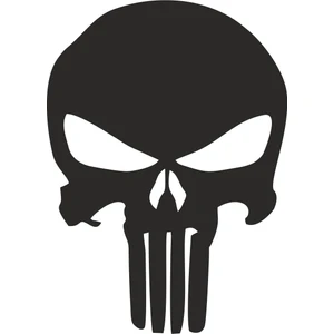 Sticker Fabrikası Punisher Kurukafa Sticker 00490