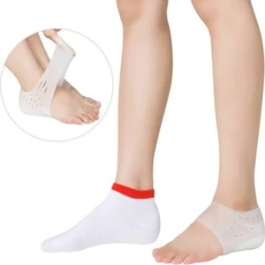 Silikon Çorap Taban Gizli Topuk Yükseltici Boy Uzatma Kadın Erkek