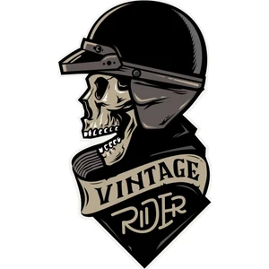 Sticker Fabrikası Vintage Kurukafa Kuru Kafa Kurukafa Sticker 00476