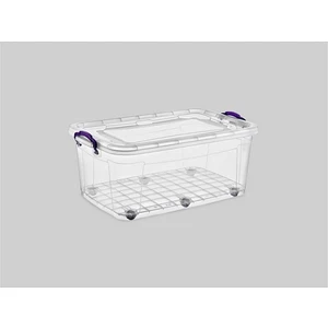 4 Adet Poly Time Tekerlekli Saklama Kabı Multibox 50 Lt E5