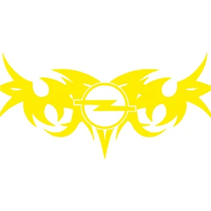 Sticker Fabrikası Kanatlı Opel Logo Sticker 00527