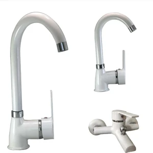 Beyaz Mutfak Eviye Bataryası Lavabo Bataryası Banyo Bataryası Çeşmesi Takımı