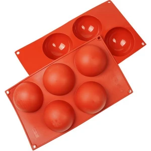 Silikon Yarım Küre Muffin,kek Kalıbı 5'li