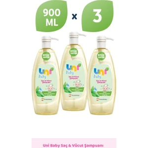 Int Unı Baby Sampuan 900ML Pompalı X3