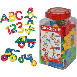 Oyuncak Eğitici Click Clack 96 Parça Kavanoz
