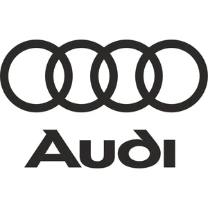 Sticker Fabrikası Audi Logo Sticker 00572