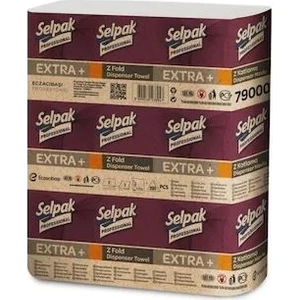 Selpak Professional Extra Z Katlama Dispanser Havlu 200'LÜ 12 Paket 21.5 x 24 cm