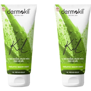 Aloe Vera El Yüz Vücut Kremi 75 ml 2'li Set