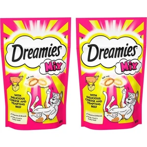 Dreamies 2 Paket Mix Peynirli Sığır Etli Kedi Ödülü Maması 60 gr