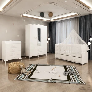 Garaj Home Melina Bebek Odası Takımı - Yatak ve Uyku Seti Kombinli