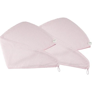 Mikrofiber Saç Bonesi Ikili Pembe