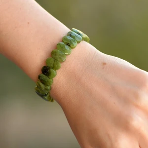 Taş Sandığı Yeşim Taşı Bileklik - Kanada Yeşimi