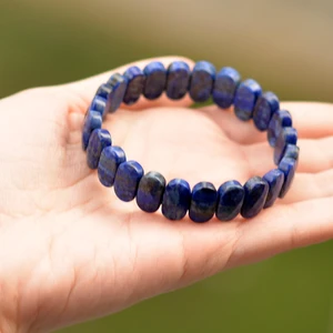 Taş Sandığı Lapis Lazuli Taşı Elastik Bileklik