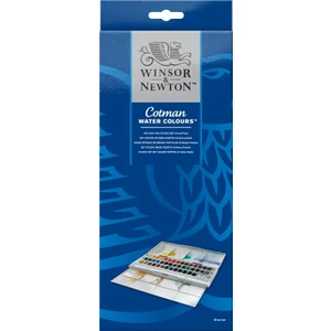 Winsor & Newton Cotman Suluboya Seti 45'li Profesyonel Kalite Taşınabilir Boya Seti