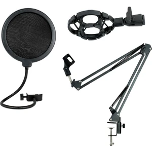 As-21 Stüdyo Mikrofon Standı + Shock Mount + Pop Filtre