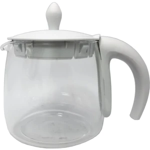 K 3282 C Çaycı Çay Makinesi Uyumlu Beyaz Cam Demlik (Filtresiz)