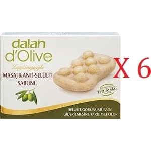 D'olive Zeytinyağlı Masaj & Anti- Sabunu 6X150 gr