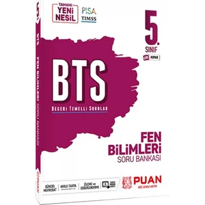 Puan Yayınları 5. Sınıf Fen Bilimleri BTS Beceri Temelli Soru Bankası