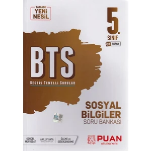 Puan Yayınları 5. Sınıf Sosyal Bilgiler BTS Beceri Temelli Soru Bankası