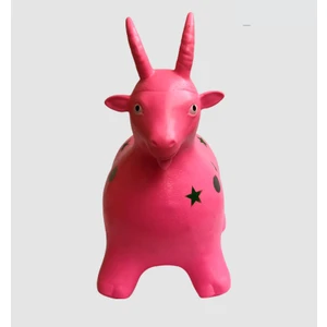 Azaklı Plastop Pompa Hediyeli Zıp Zıp Pilates Hayvanı Keçi Kuzy (Üretici Firma)