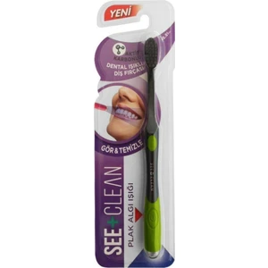 See+Clean Plak Algılama Işıklı Diş Fırçası Yeşil