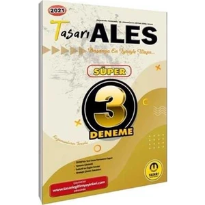 Tasarı ALES Süper 3'lü Deneme 2021