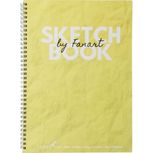 Academy Sketchbook A4 Spiralli Eskiz Defteri Sarı