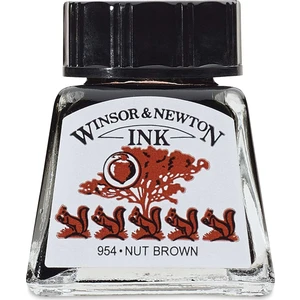Winsor & Newton Çizim Mürekkebi 14 ml Nut Brown 441