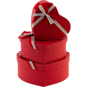 Bebeğimin İlk Partisi Kalp Şekilli Kutu Seti 3lü