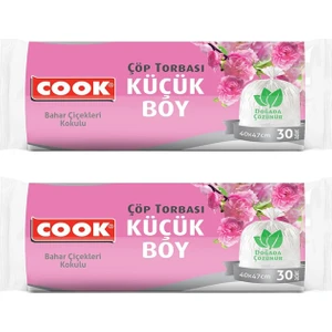 Bahar Çiçekleri Kokulu Çöp Torbası Küçük Boy 30'lu x 2 'li