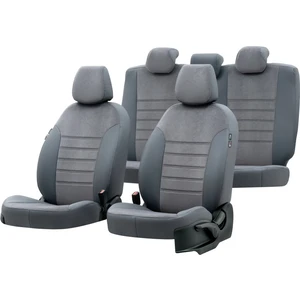 Honda Civic 2006-2012 Özel Üretim Koltuk Kılıfı London Design Füme